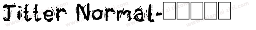 Jitter Normal字体转换